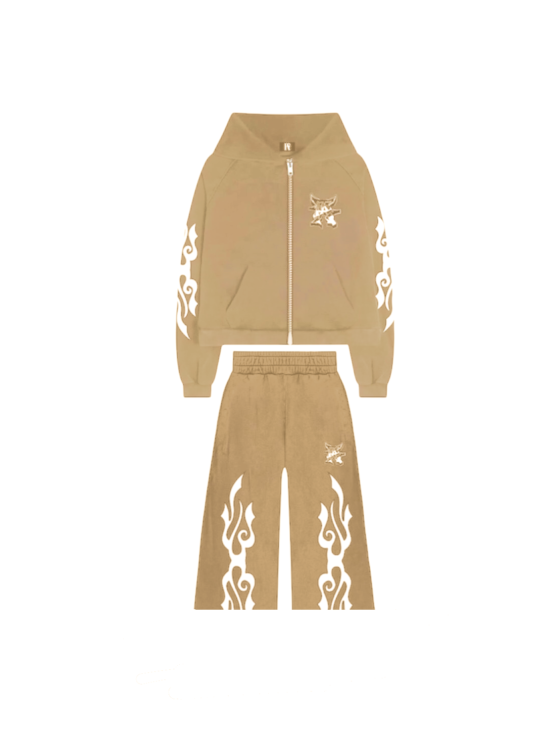 Rebirth Tan Shorts Set
